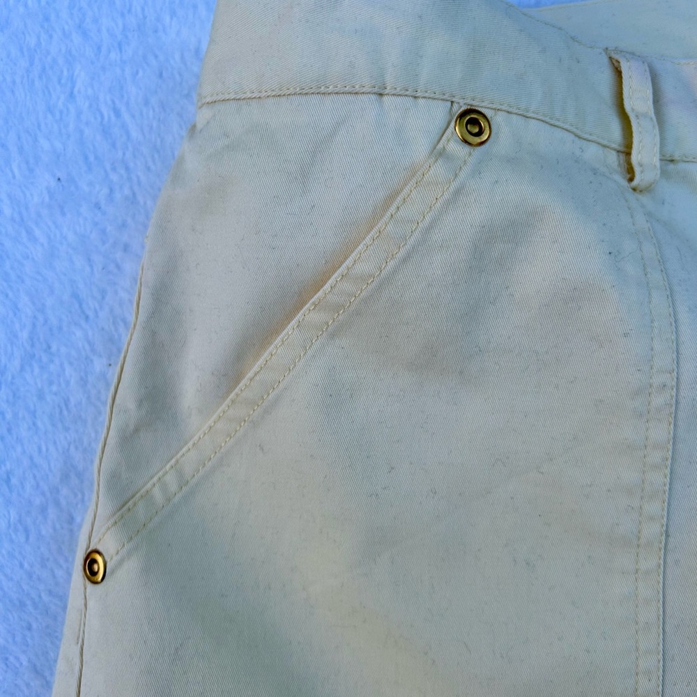Hearts of Palm Skort Butter Yellow Womens Stretch Pull On Skirt Sz. 14 - Picture 6 of 10